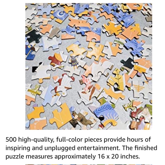 Tarot 500-Piece Jigsaw Puzzle Celebrate cards of the Major and Minor Arcana. NWT - Picture 6 of 7